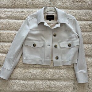 Banana Republic Suede Cropped Jacket